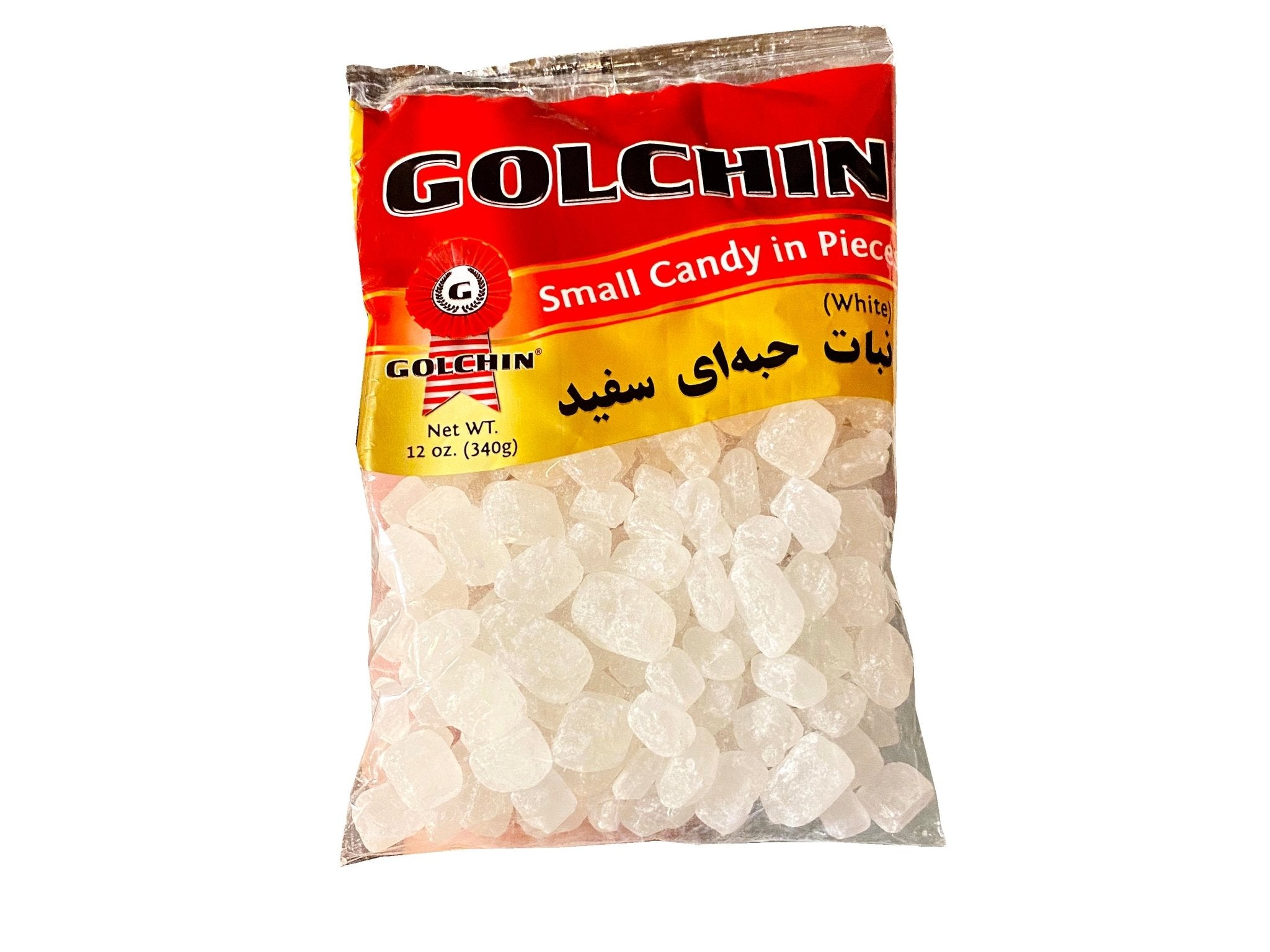Small Rock Candy in Pieces - White (Nabaat Habbeh, Nabat)