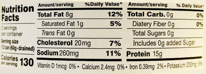 Solid Light Tuna - Olive Oil - Easy Open