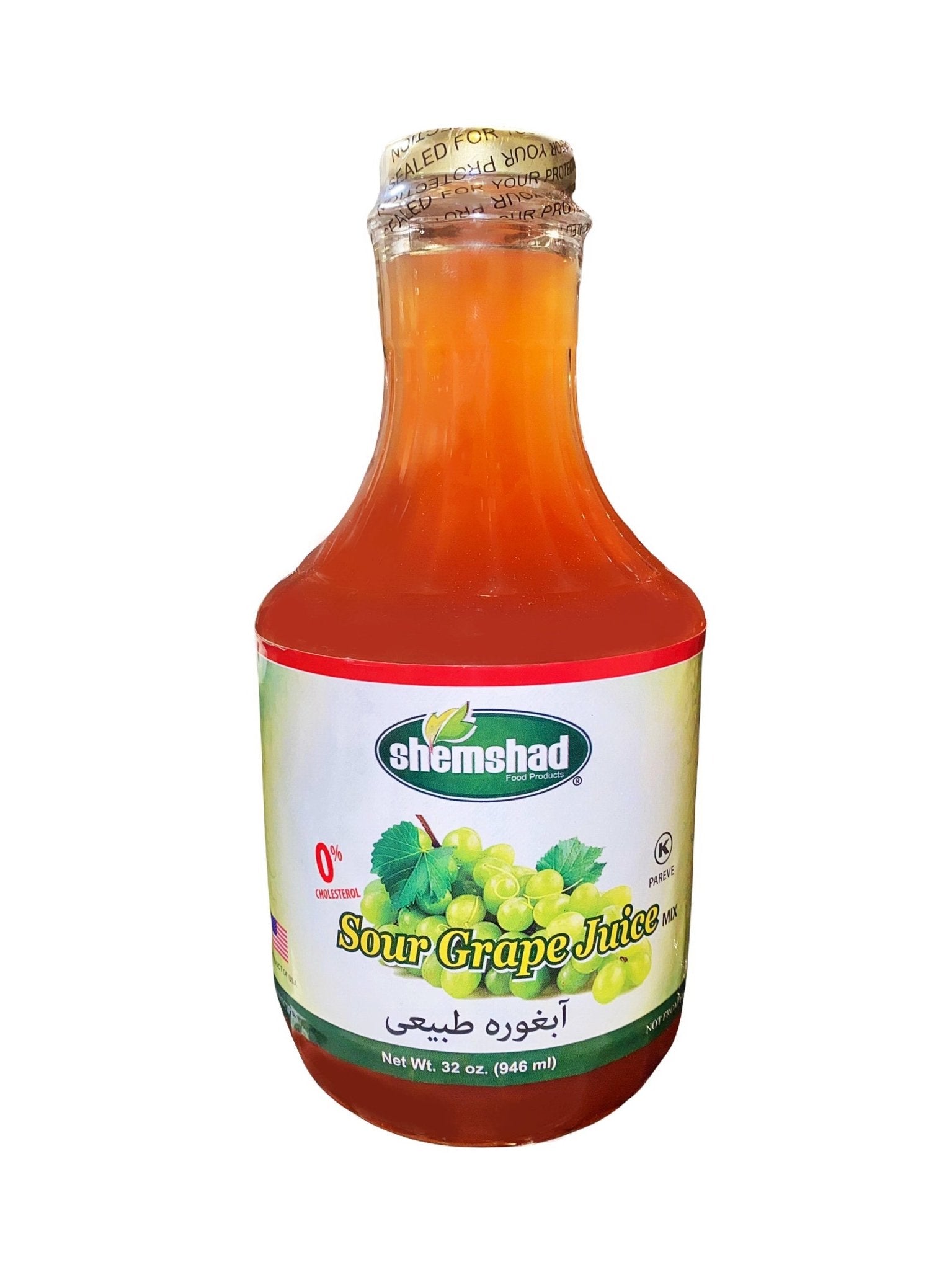Sour Grape Juice - 32 Oz - Large (Ab Ghoureh, Ghooreh)