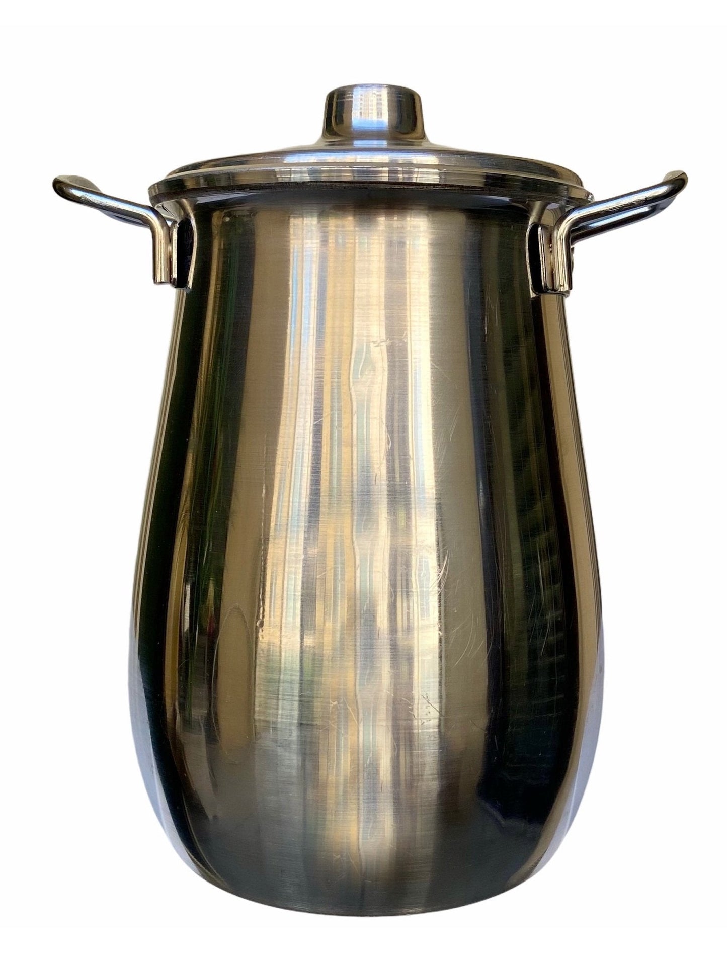 Traditional Dizi Aluminum Pot with Lid - Large - 2.1 Liter (Abgoosht)