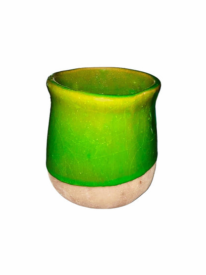 Traditional Dizi Clay Pot with lid - 0.5 L - 1 Person (Abgoosht, Ab Goosht, Sofali)