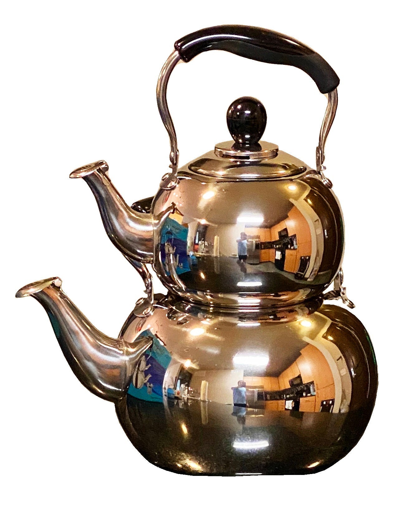 Traditional Double Kettle - Stainless Steel (Ketri)