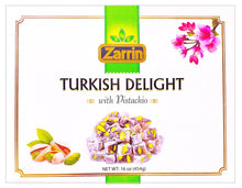 Turkish Delight - Pistachio - 16 Oz (Baslogh, Basloogh, Baslough, Locum, Lokum, Zarin)