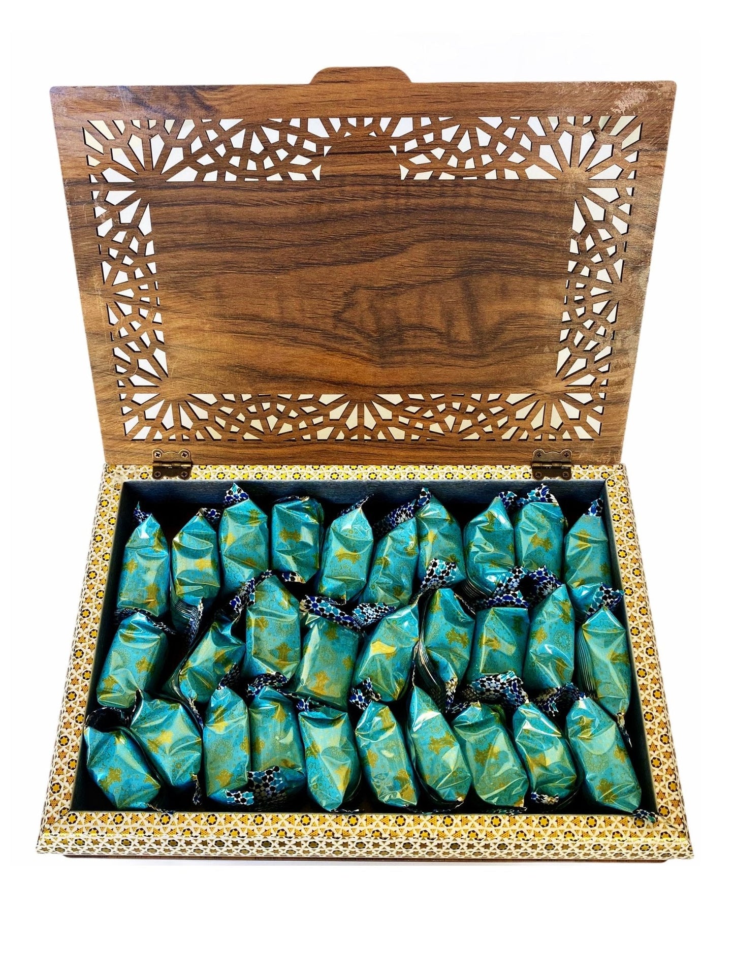 Pistachio Nougats (Gaz)28% - Gift Box - Bite-Size (Gaz)