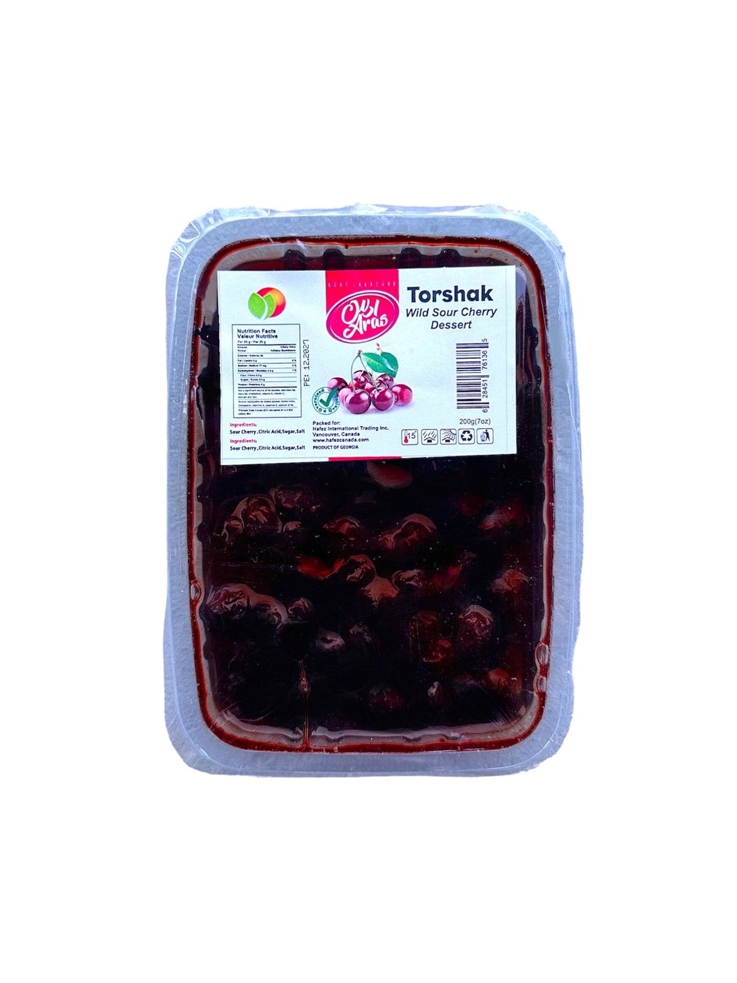 Wild Sour Cherries Dessert - 7 Oz (Torshak Albaloo)